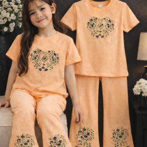 Short Sleeve & Long Pant Set