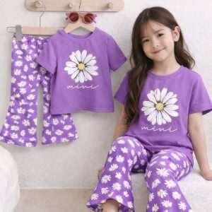 Short Sleeve & Long Pant Set
